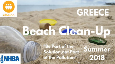 Beach clean-up with ethelon and NHSA